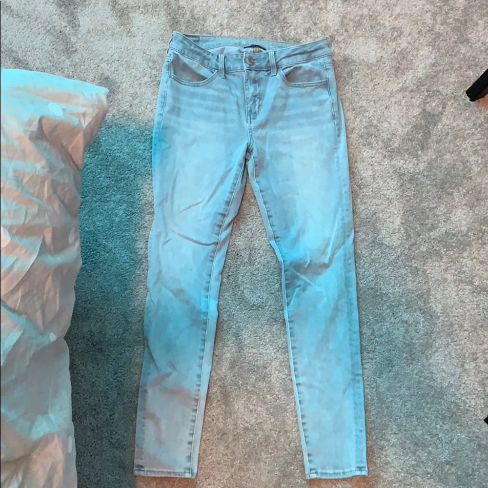 American Eagle light blue jegging